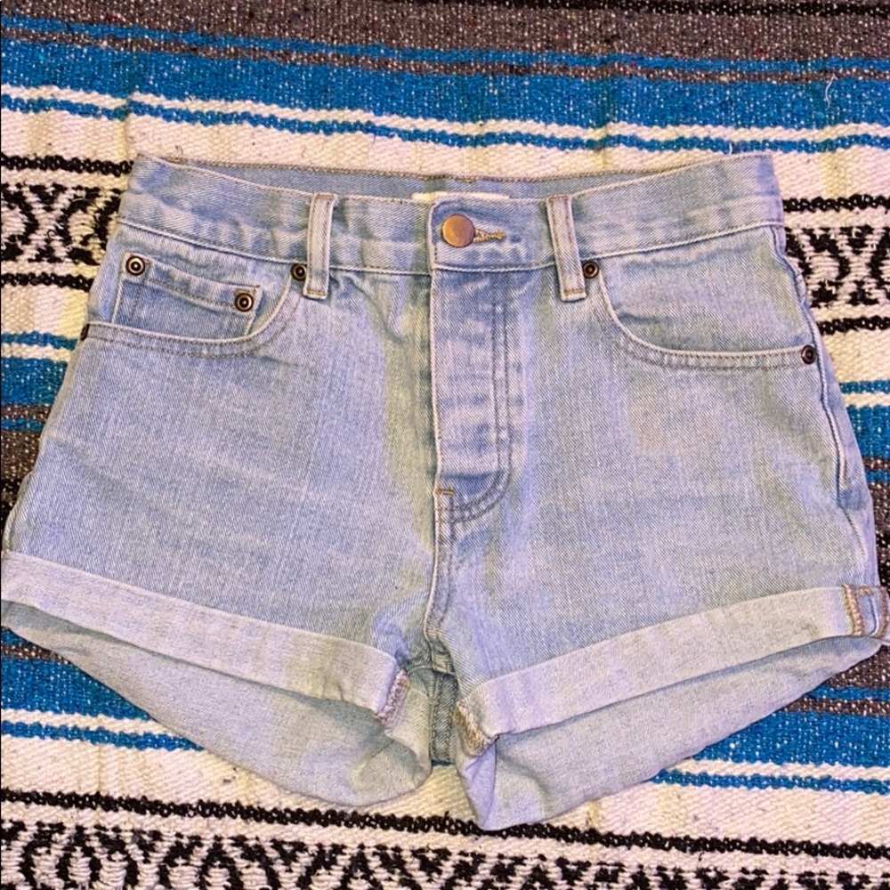 High waisted shorts